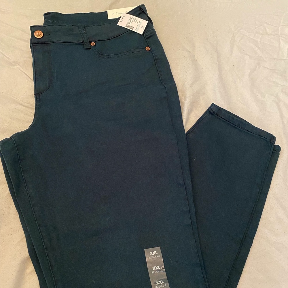 Maurices skinny jeans - Teal XXL